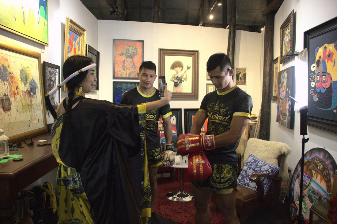 Muay Thai and Contemporary fine Art? Meet Leyla Sandshiko | SUPER EXPORT SHOP