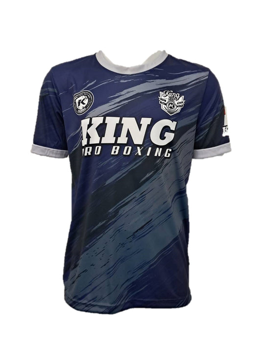 King Pro Boxing T-shirt New Wave Blue