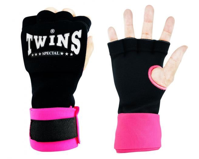 Twins Special Quick Handwraps CH7 Black Pink