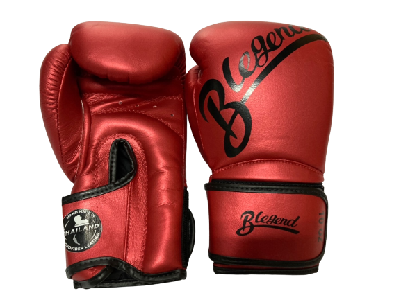 Blegend Boxing Gloves BGL32 Ultimate Velcro Red Black