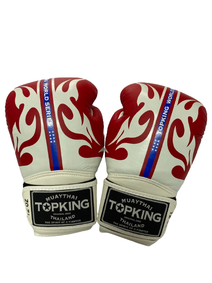 Top King Boxing Gloves TKBGWS World Series RED NO AIR