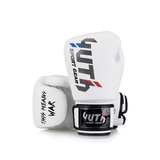 Yuth Boxing Gloves BGL20 Leather White