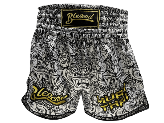 Blegend Boxing Shorts Grey Devil