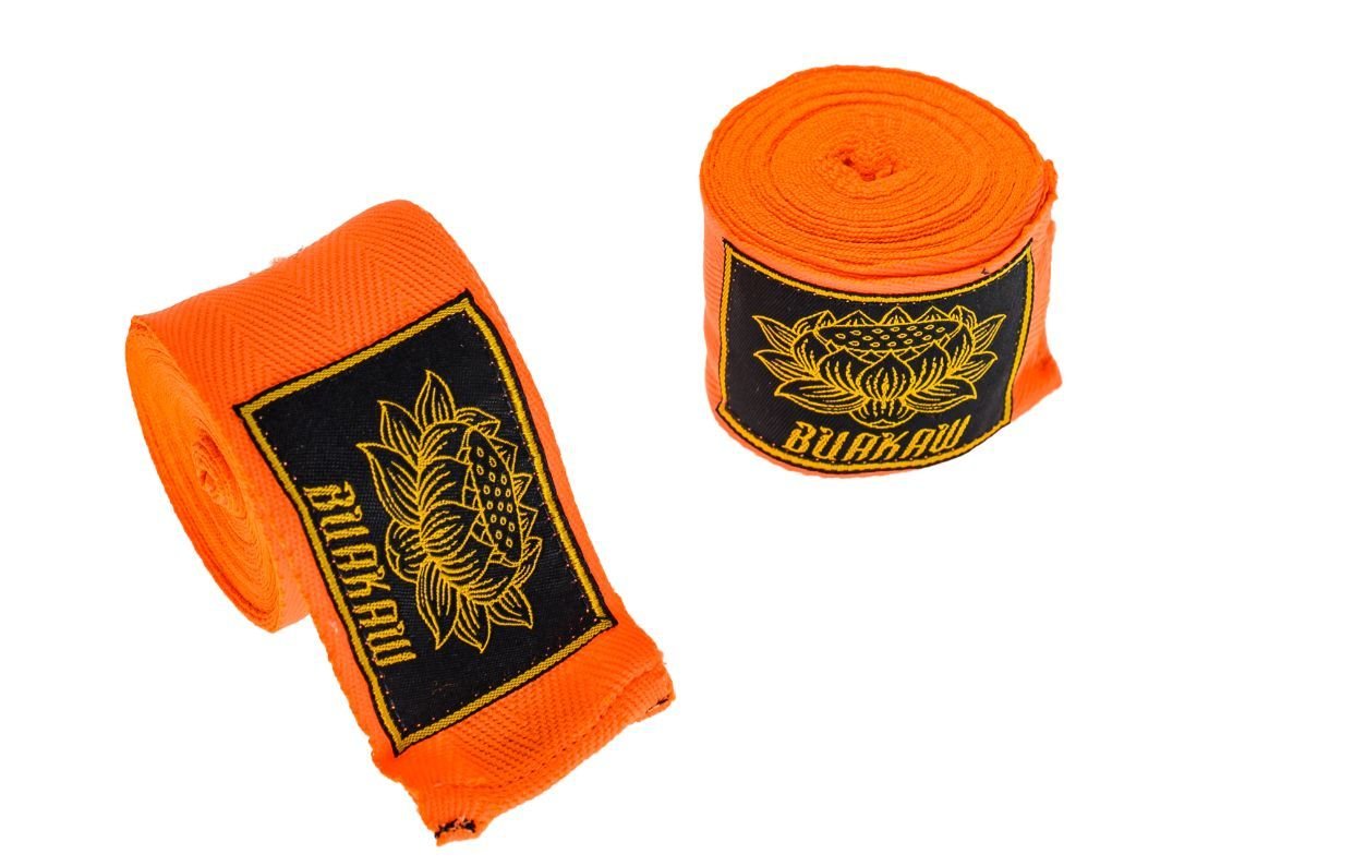Buakaw Handwraps Orange