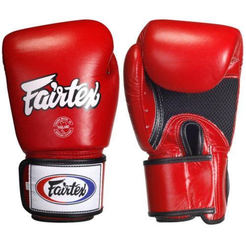 Fairtex Boxing Gloves BGV1 "Breathable" RED Fairtex
