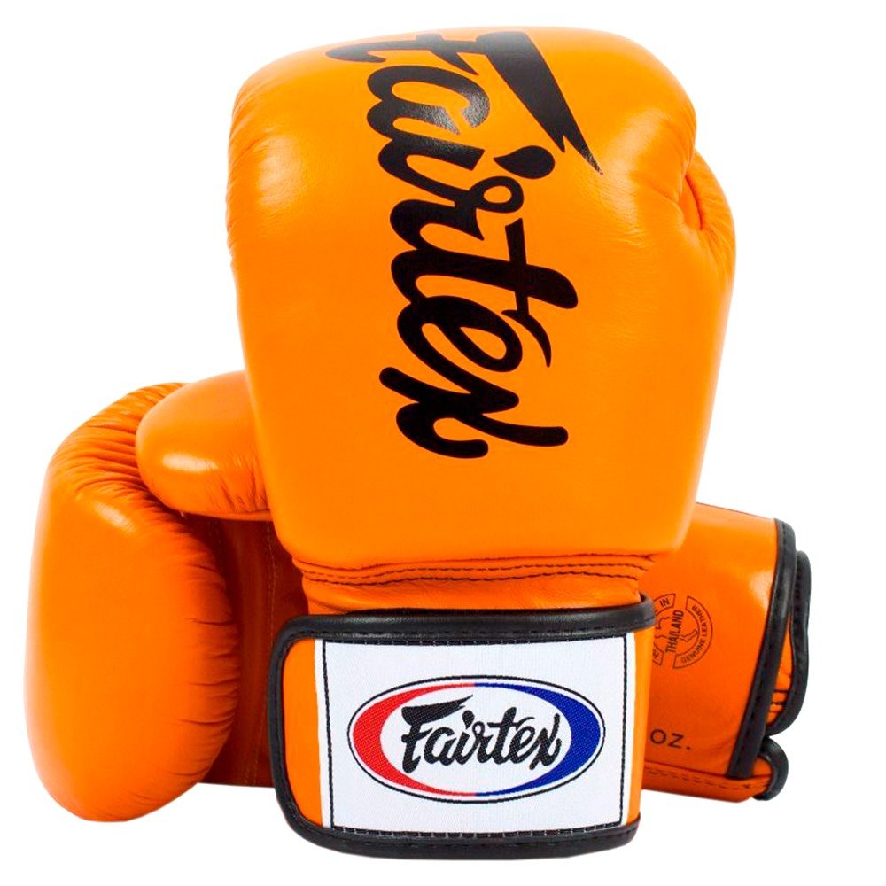 Fairtex Boxing Gloves BGV19 Orange Deluxe Tight-Fit