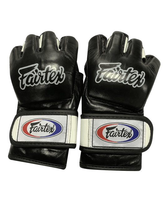 Fairtex Boxing Gloves MMA FGV12 Black White