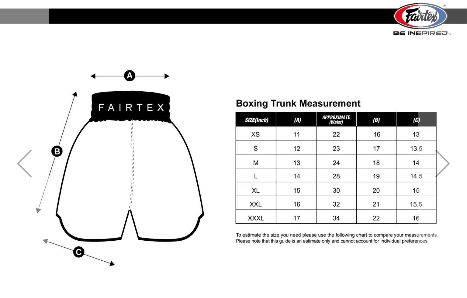 Fairtex Boxing Shorts - BT2009 Blue Fairtex