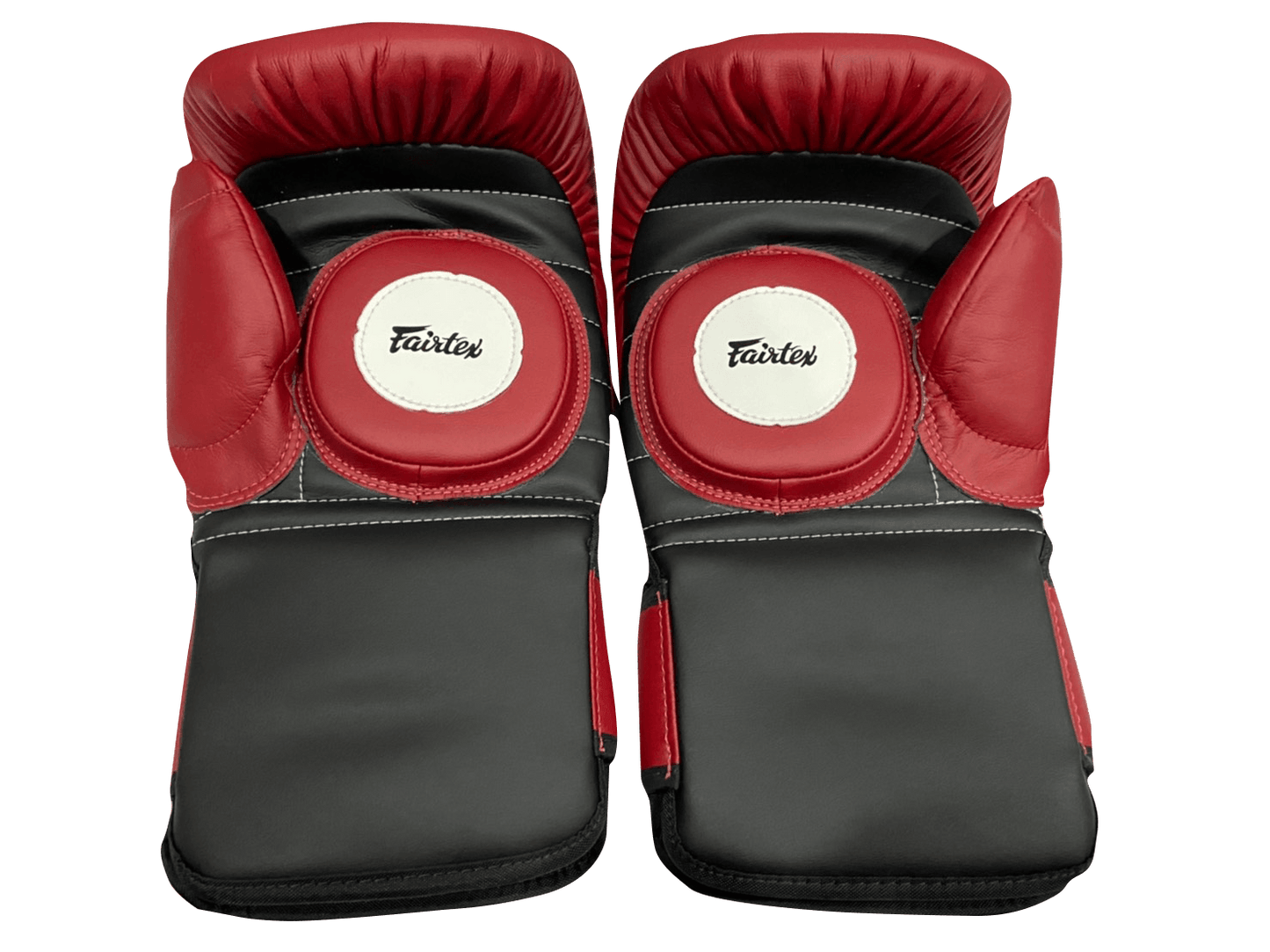 Fairtex Coach Sparring Gloves BGV13 Red Black - SUPER EXPORT SHOP