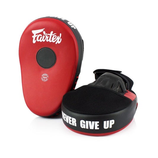Fairtex Focus Mitts FMV13 red/black  "Micro Fiber"