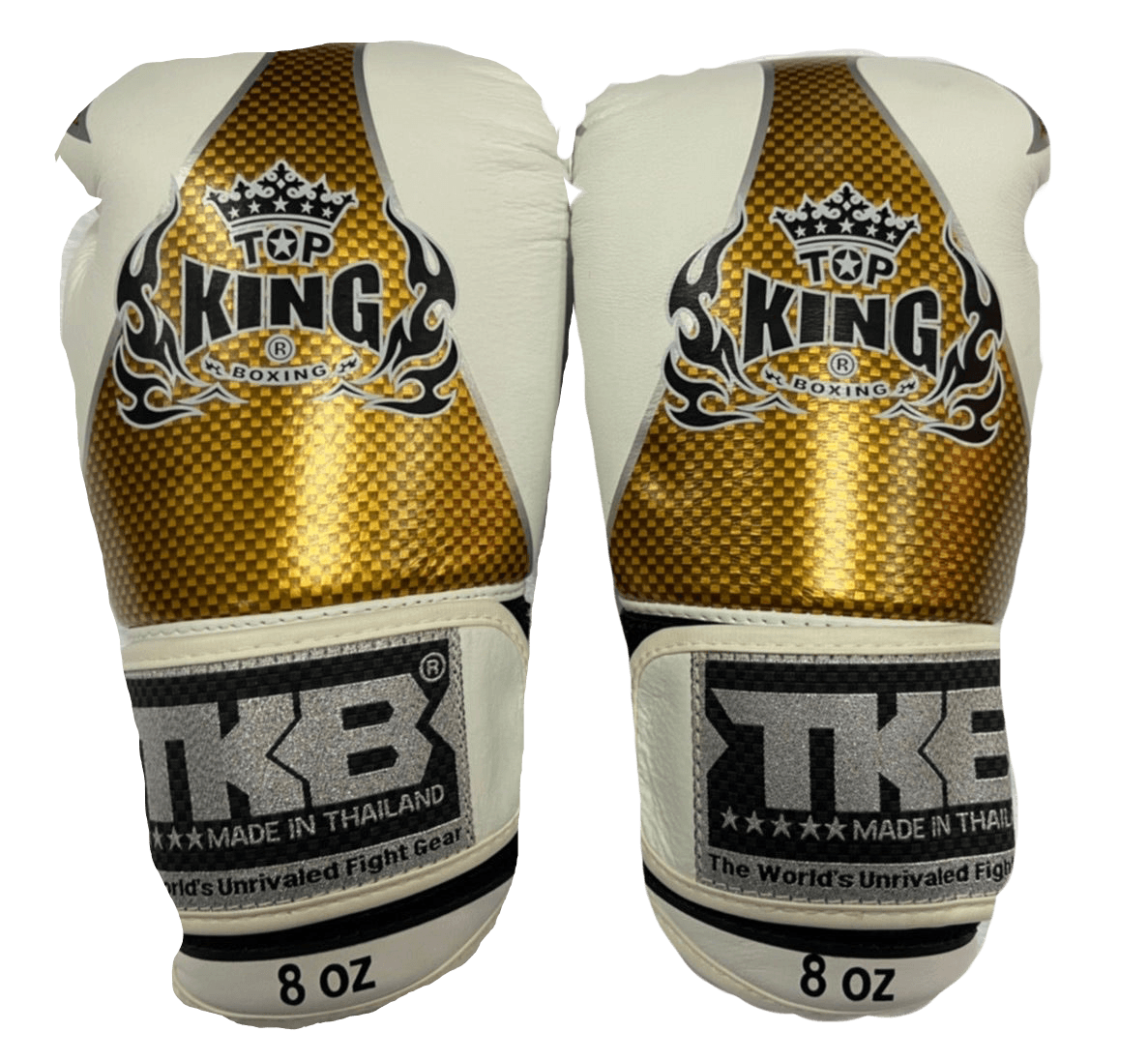 Top King Boxing Gloves "Empower" NO AIR TKBGEM-01 White(Gold) - SUPER EXPORT SHOP