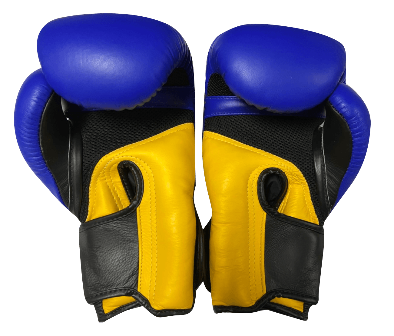 Top King Boxing Gloves TKBGSA Super Air Blue Yellow Black - SUPER EXPORT SHOP