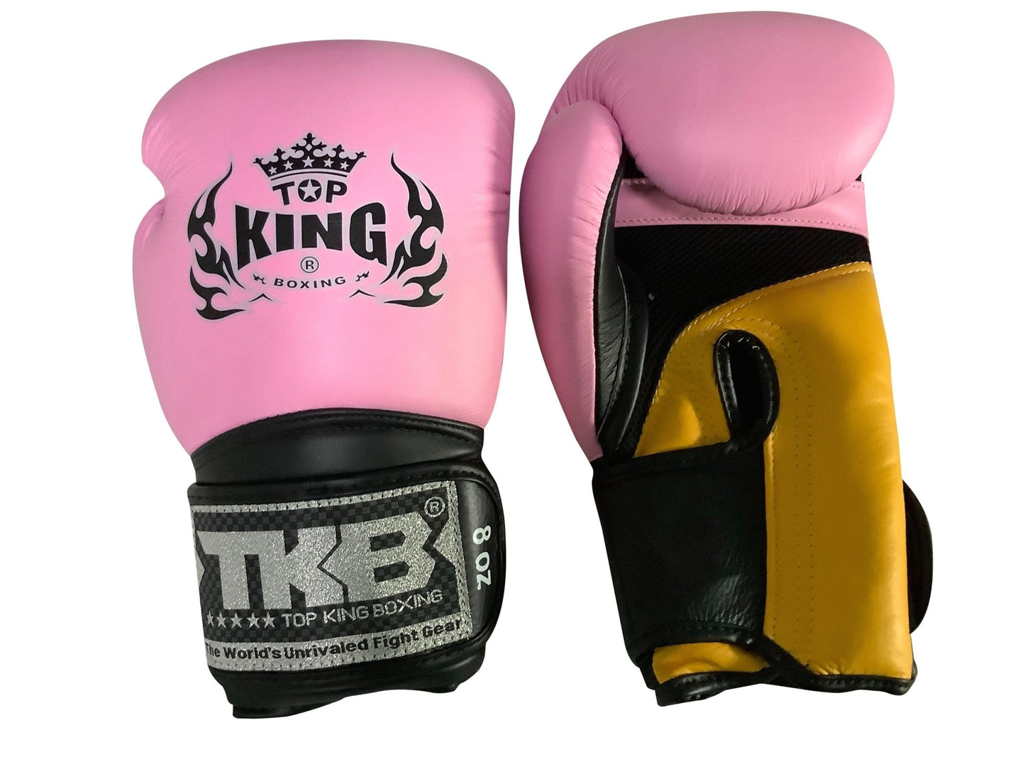 Top King Boxing Gloves "Ultimate" AIR TKBGSA Pink Yellow Black