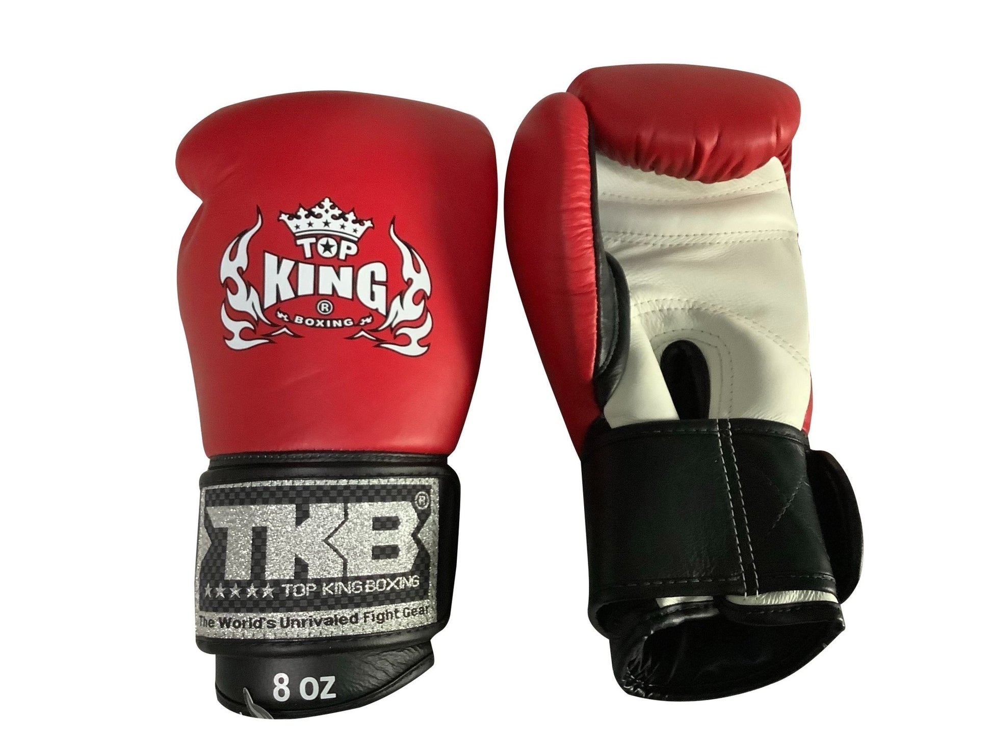 Top King Boxing Gloves "Ultimate" TKBGUV Red White Black