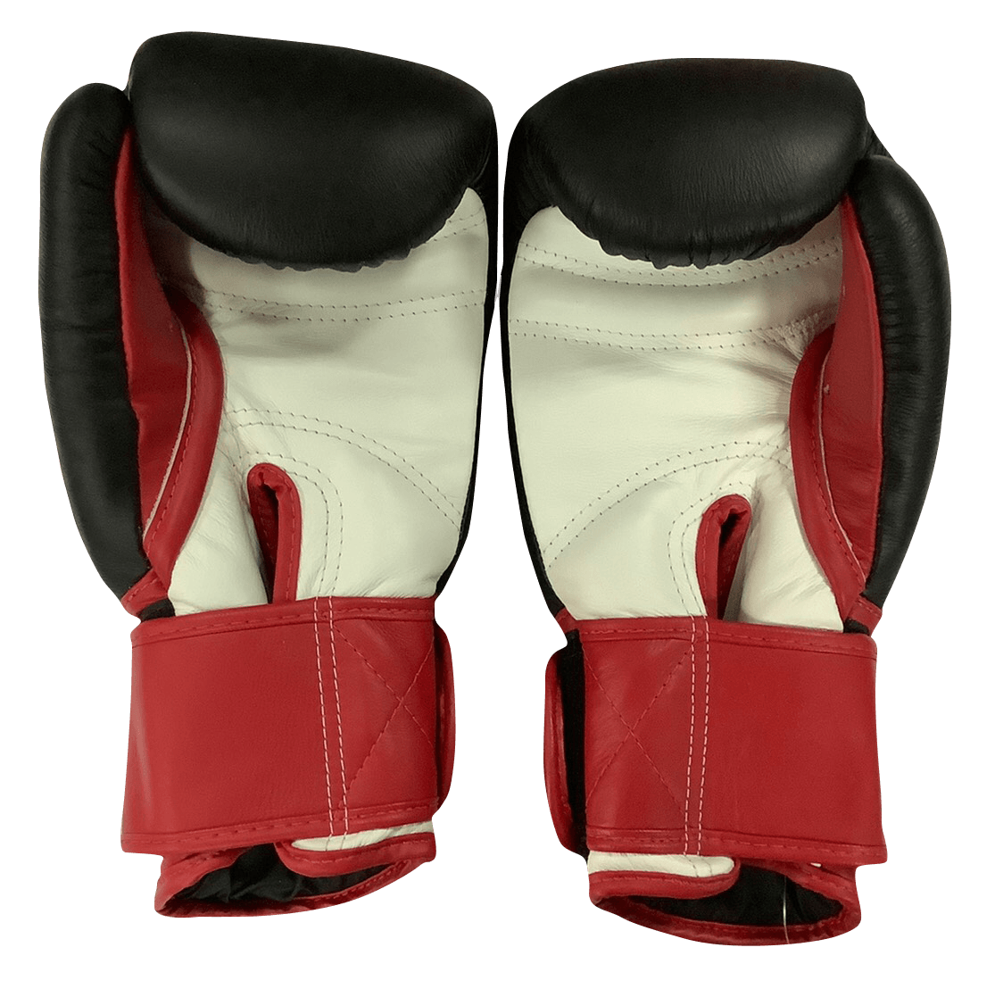 Top King Boxing Gloves Ultimate Velcor TKBGUV Black White Red - SUPER EXPORT SHOP