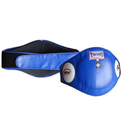 Twins Special BEPL2 BLUE Belly Protector with Velcro closure. Leather