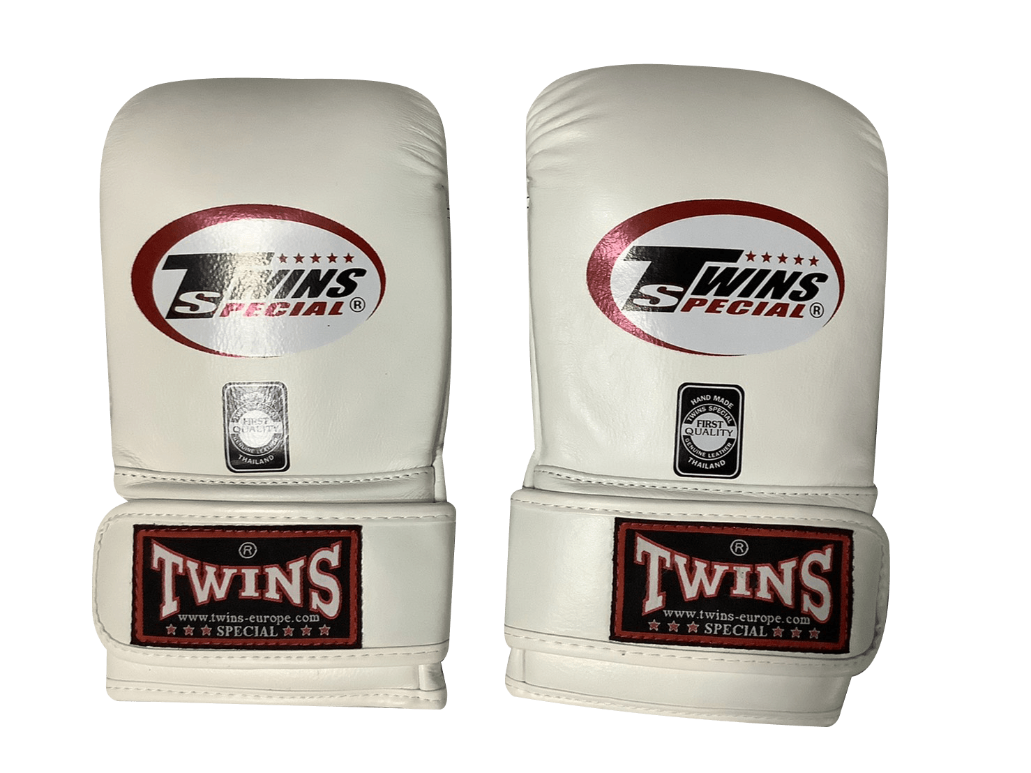 Twins Special Boxing Bag Gloves TBGL4F White Close Thumb