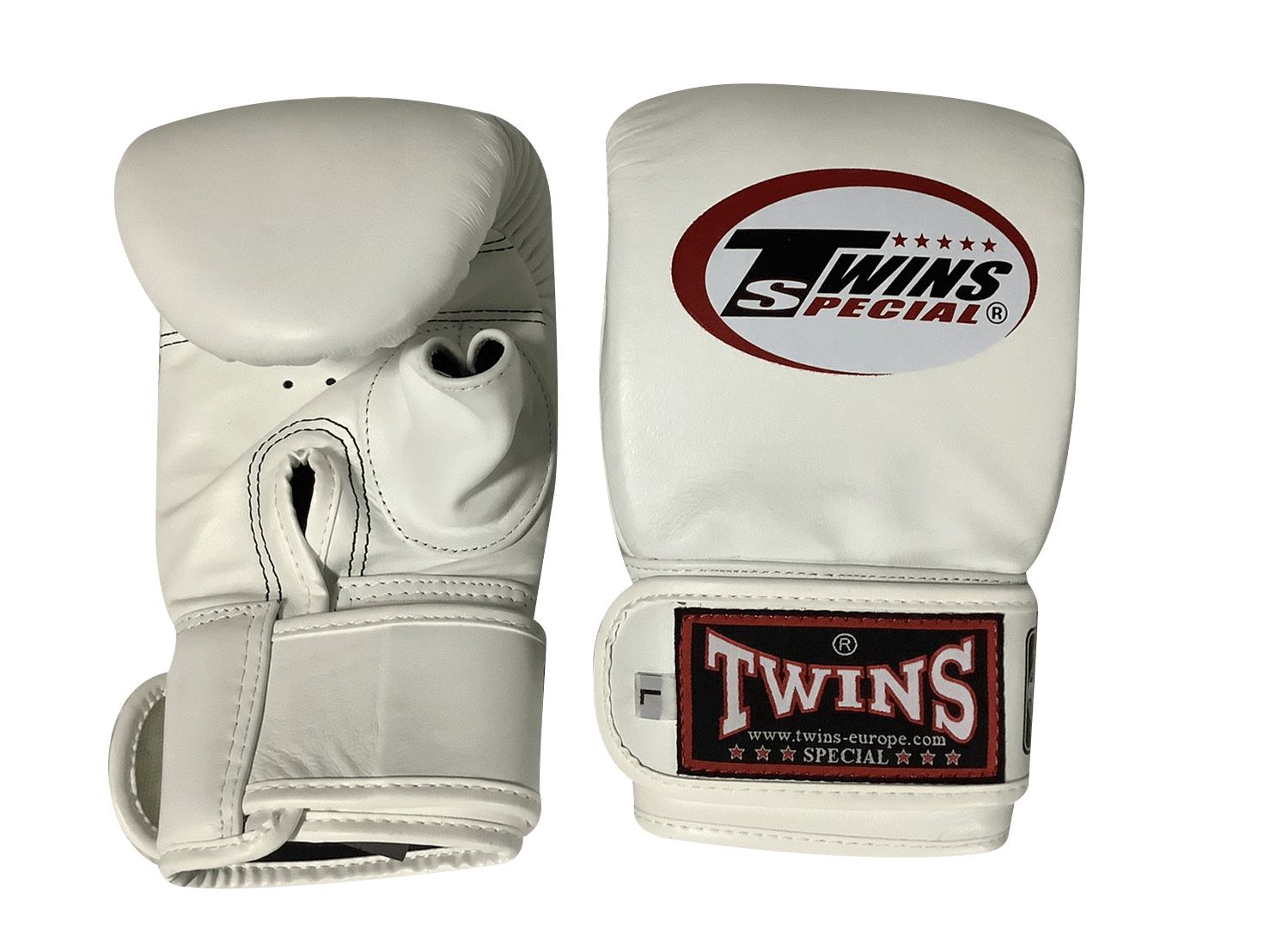 Twins Special Boxing Bag Gloves TBGL4H White Open Thumb