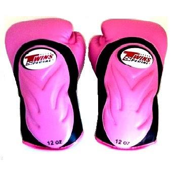 Twins Special BGVL6 BLACK/PINK BOXING GLOVES