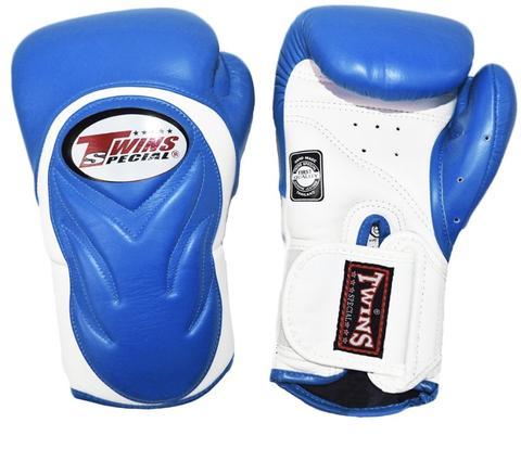 Twins Special BGVL6 WHITE/BLUE BOXING GLOVES