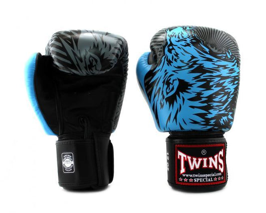 Twins Special BOXING GLOVES FBGVL3-50 LIGHT BLUE/BLACK