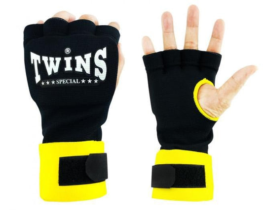Twins Special Quick Handwraps CH7 Black Yellow